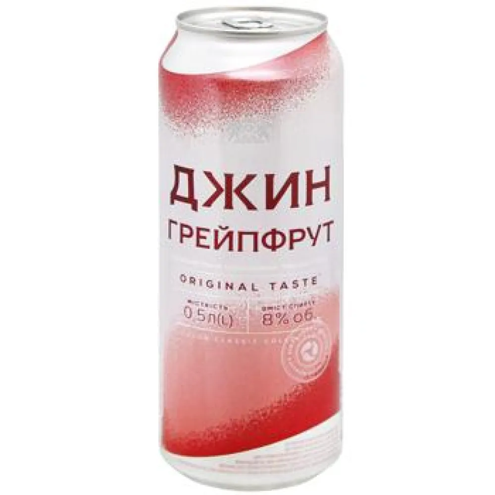 Напій слабоалкогольний Смак Джин Грейфрут з/б 0,5л  арт. 10538 