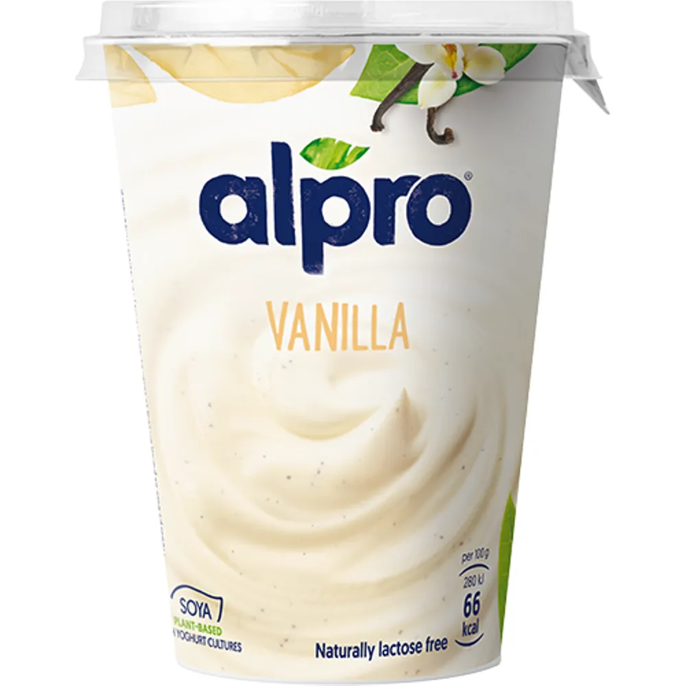 Йогурт Alpro Ферментований з ванільним смаком 400гр  арт. 08045 