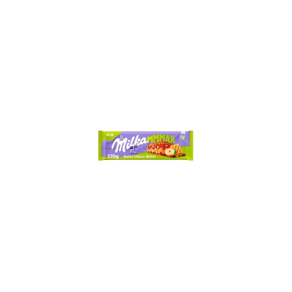Шоколад Milka Nutty Choco Wafer 270гр  арт. 09444 