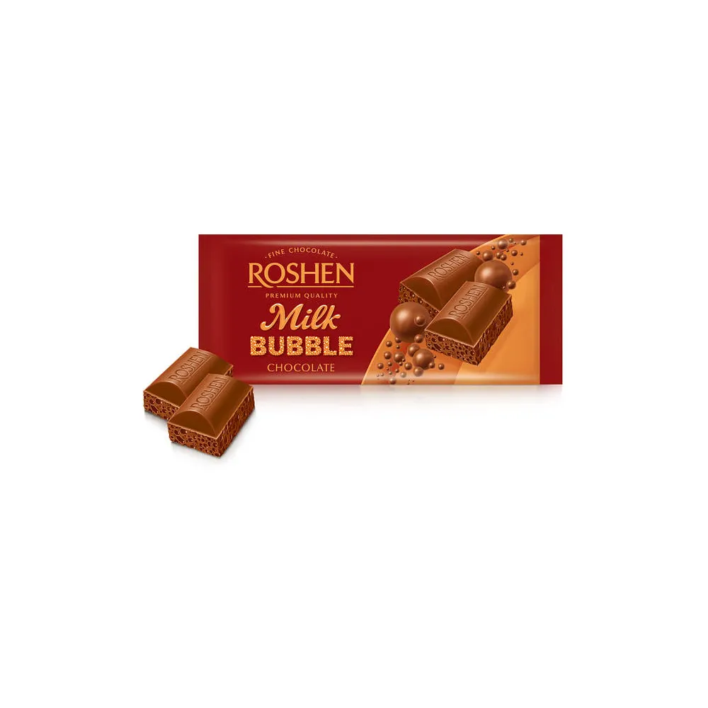 Шоколад Roshen Пористий молочний 80гр  арт. 07500 