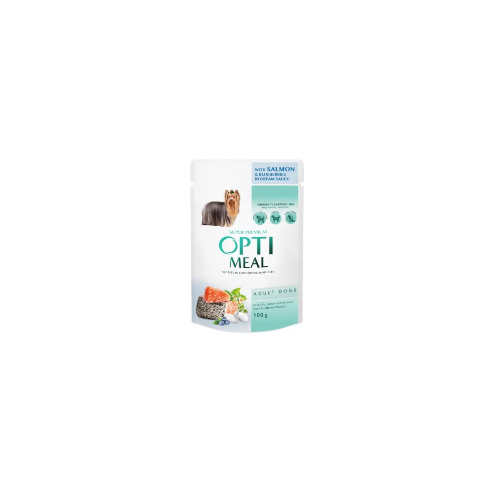 Рідкий корм для собак Opti Meal Лосось 85гр  арт. 07503 