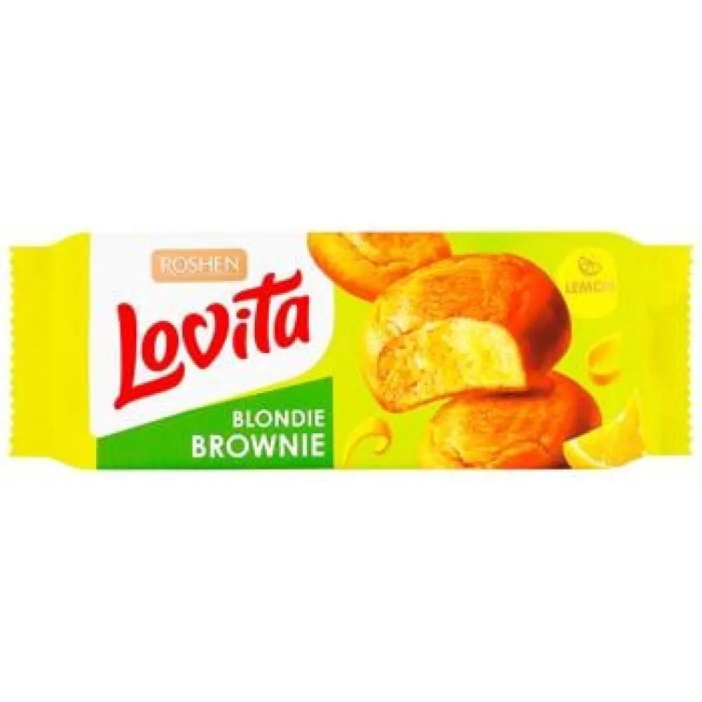 Печиво Roshen Lovita Blondie Brownie з лимоном 152гр  арт. 09507 