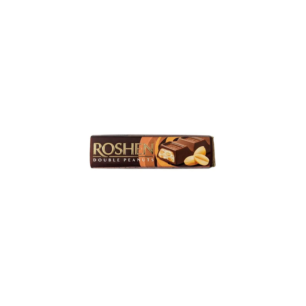 Батончик Roshen Double Peanuts Акц. 39гр  арт. 09114 