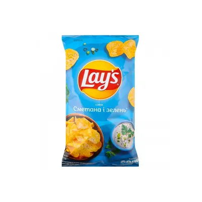 Чипси Lay's смет-зел. 120гр  арт. 06576