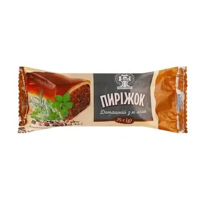 Пиріжок Рома домашній з м'ясом 75гр  арт. 06495