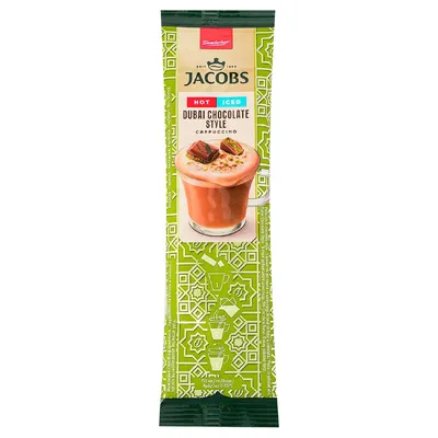 Кава стік Jacobs 3в1 дубайський шоколад 19,5гр  арт. 09947