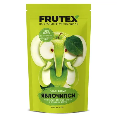 Чипси Frutex Яблучні 35гр  арт. 08379