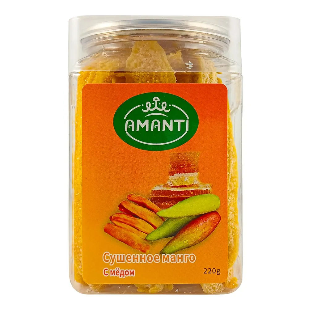 Манго сушене Amanti з медом 220гр  арт. 06839 