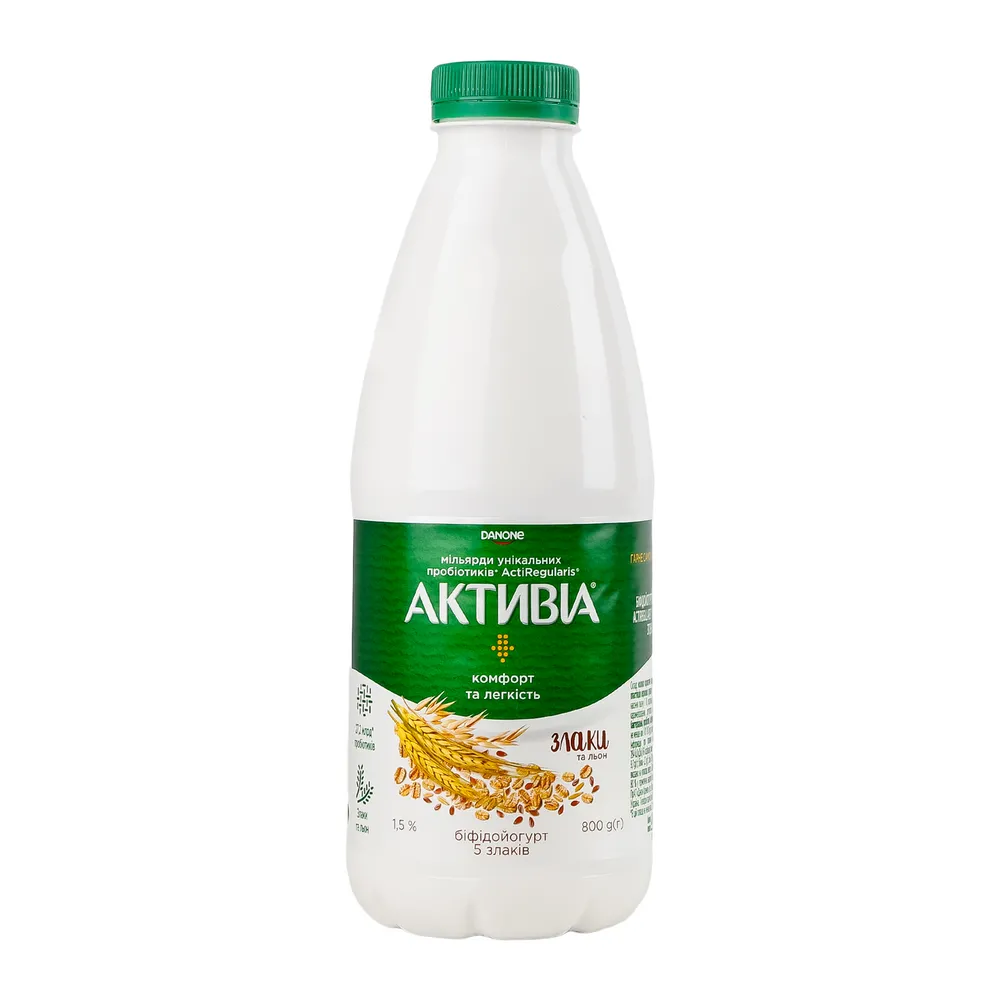 Йогурт Активіа 5 злаків 800г  арт. 06637 