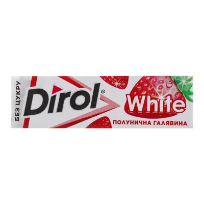 Жуйка Dirol Уайт Полуниця 14гр  арт. 03125