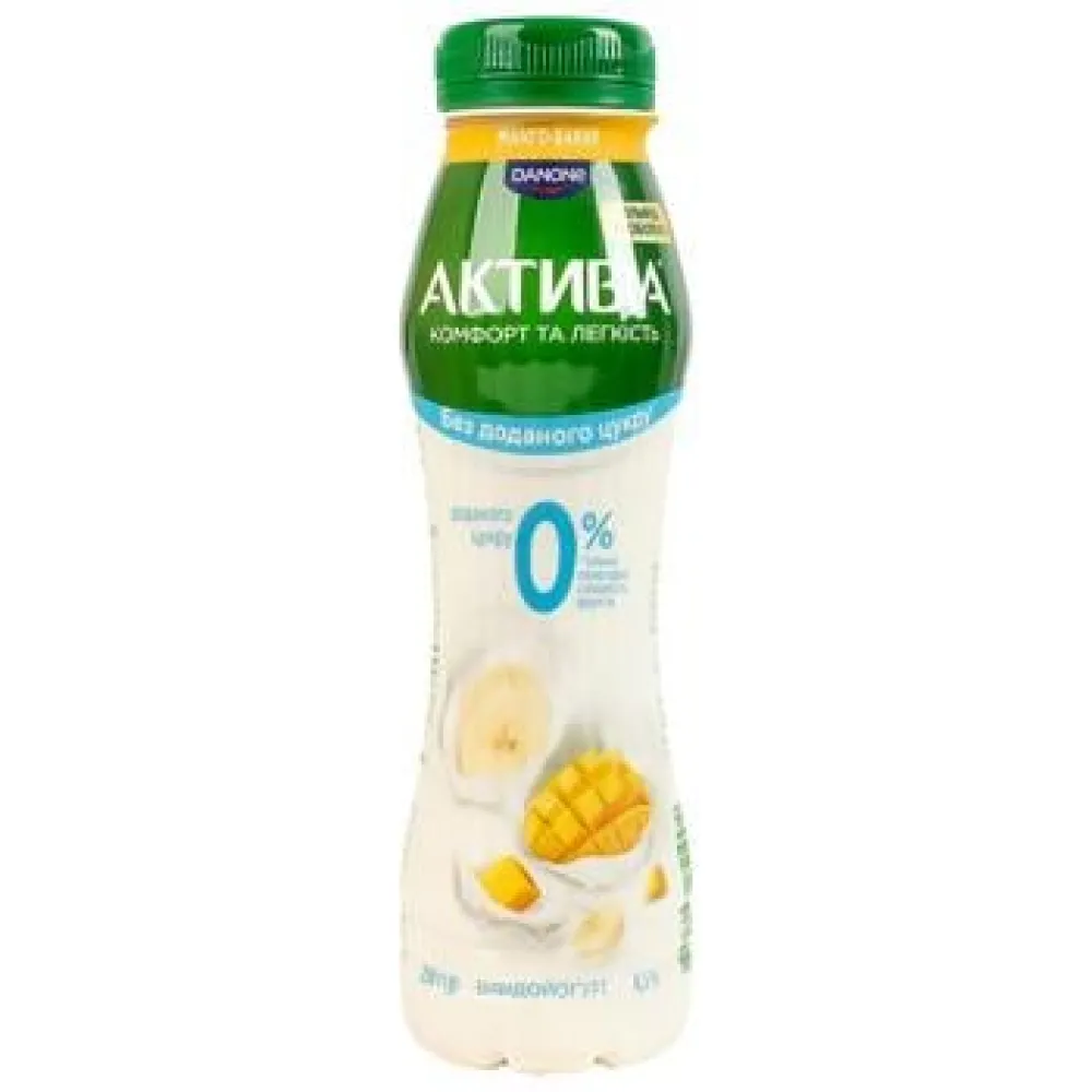 Йогурт Активіа манго-банан б/ц 250гр  арт. 10920 