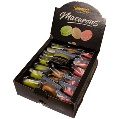 Тістечко Макаронс (ягідне, фісташка, сол.кар.) 21гр  арт. 07588