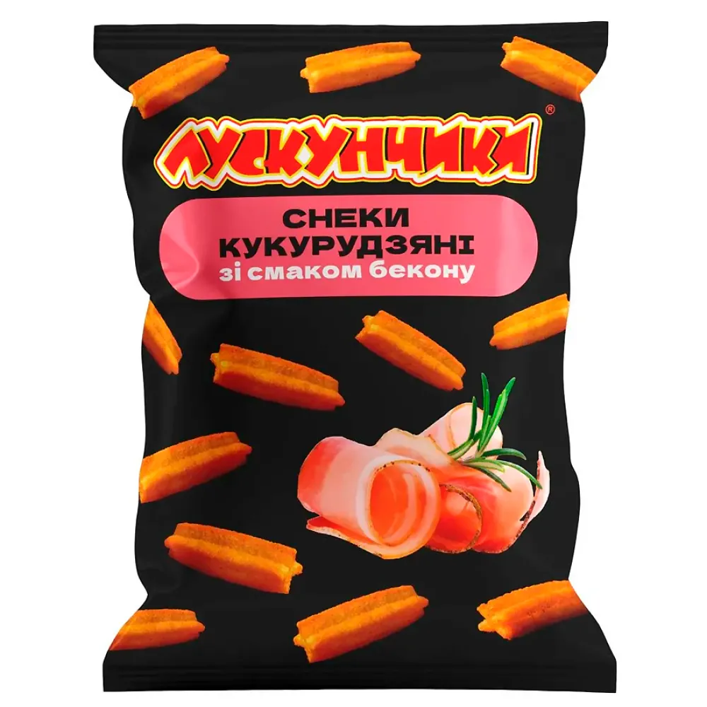 Снек Лускунчик беконом 130гр  арт. 04328 