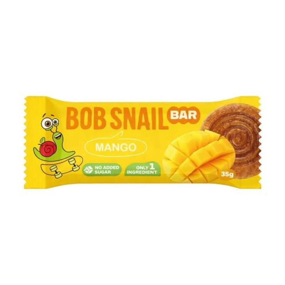 Батончик Bob Snail Яблоко-манго-кеш'ю-кріспи 35гр  арт. 10551 