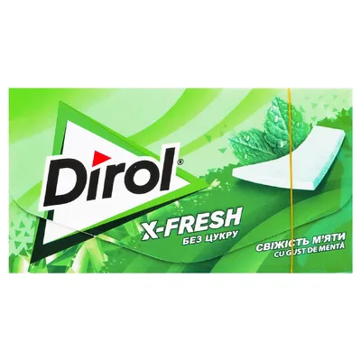 Жуйка Dirol X-fresh свіжість м'яти (пластинки) 13,5гр  арт. 10071