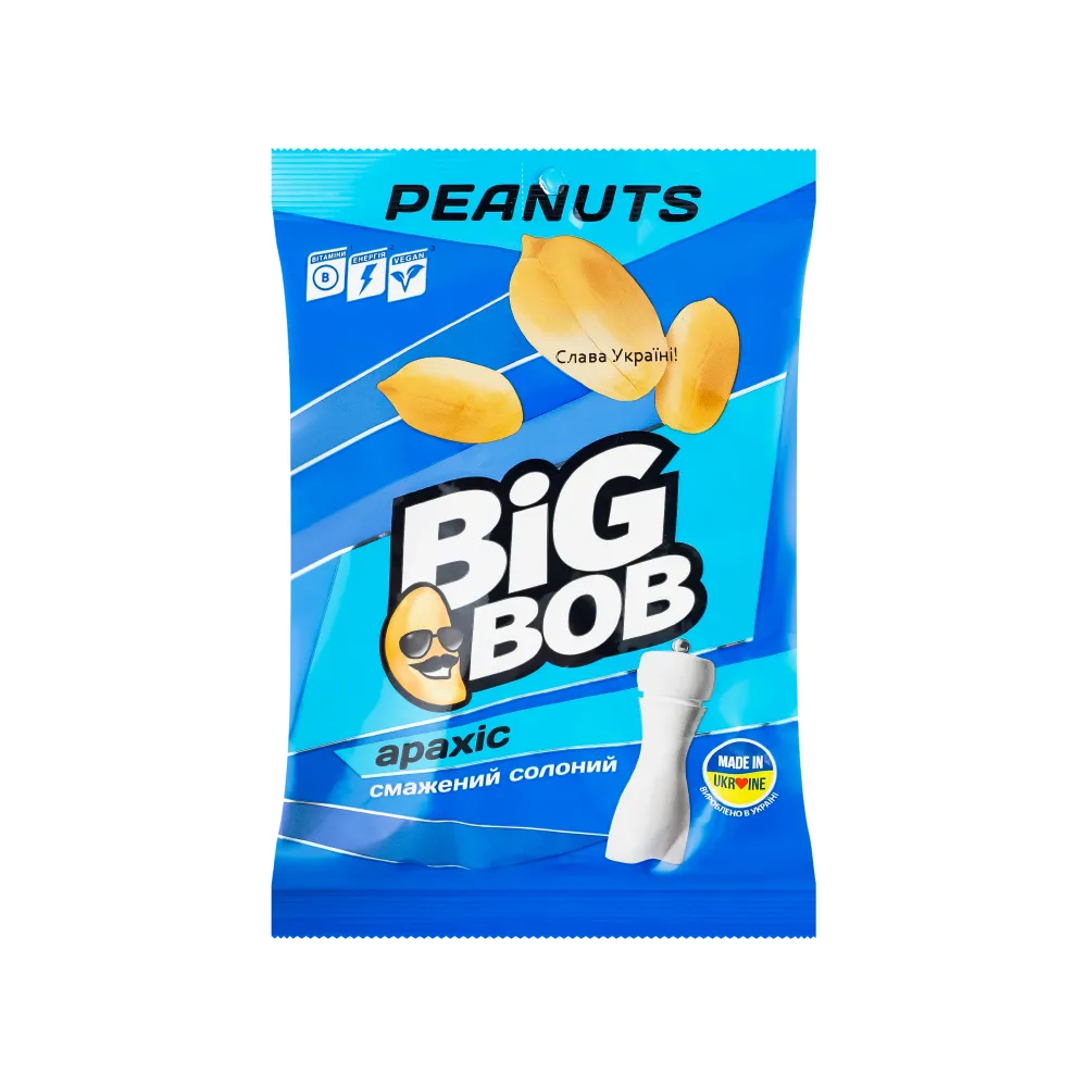 Арахіс Big Bob Солоний 120гр  арт. 00586 