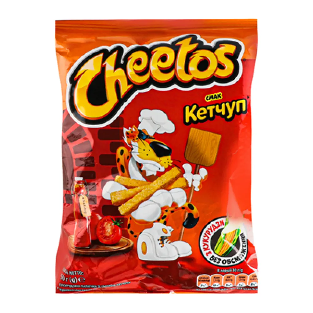 Кукурудзяні палички Cheetos Кетчуп 50гр  арт. 10479 