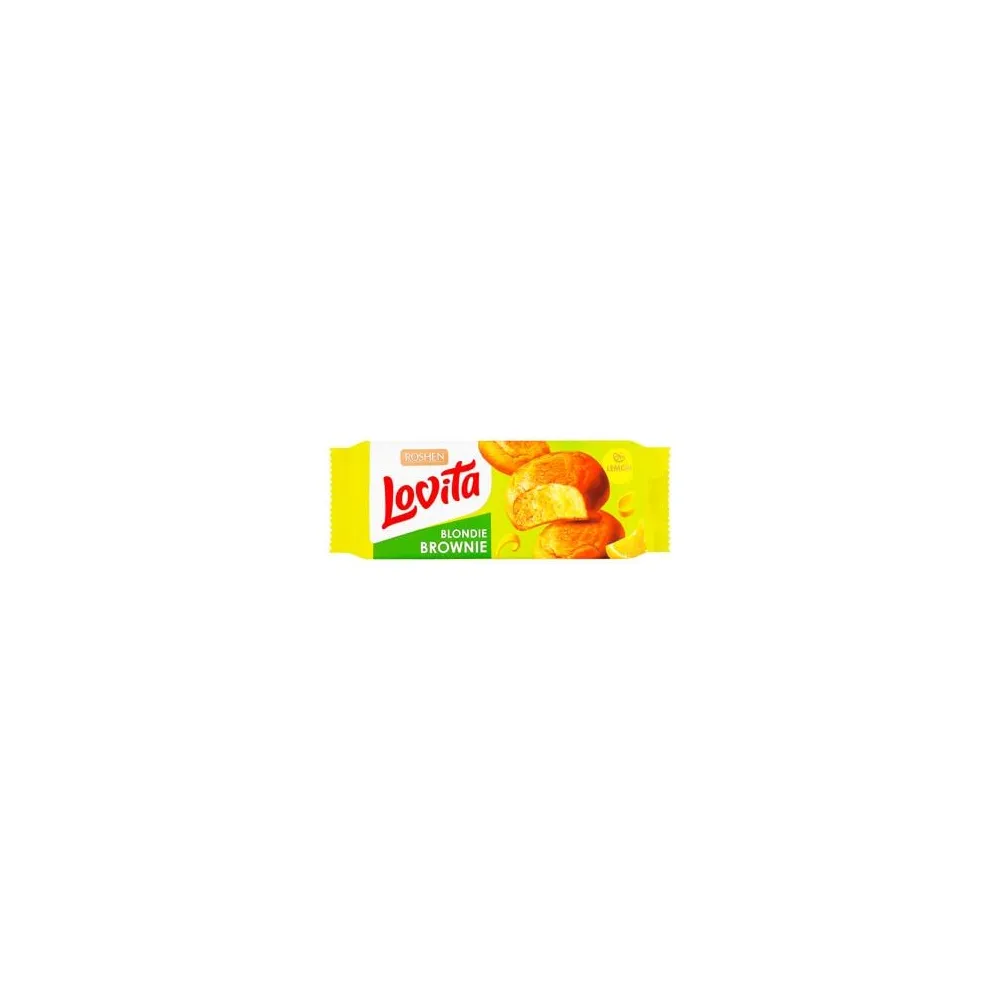 Печиво Roshen Lovita Blondie Brownie з лимоном 152гр  арт. 09507 