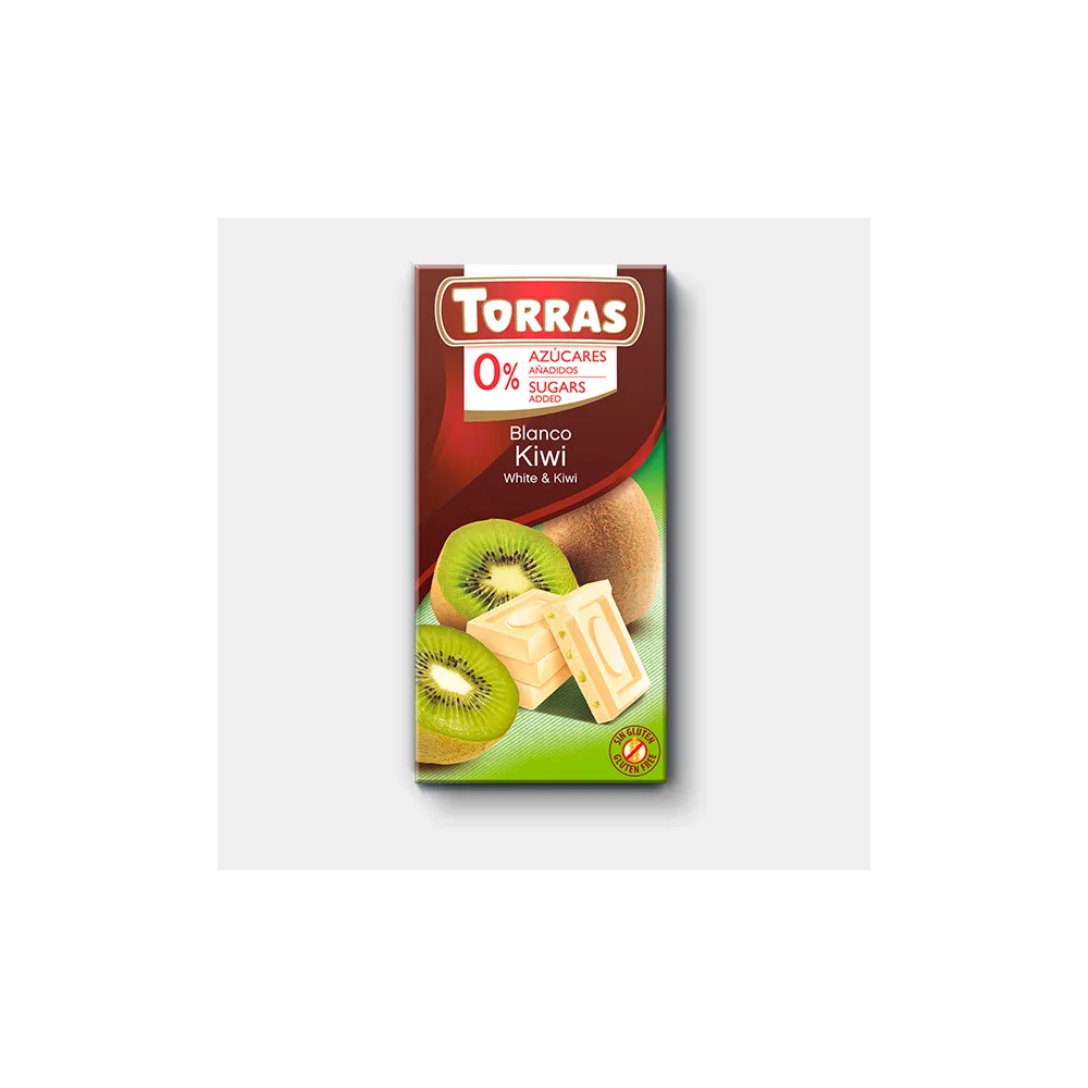 Шоколад Torras Ківі б/ц 75гр  арт. 08062 