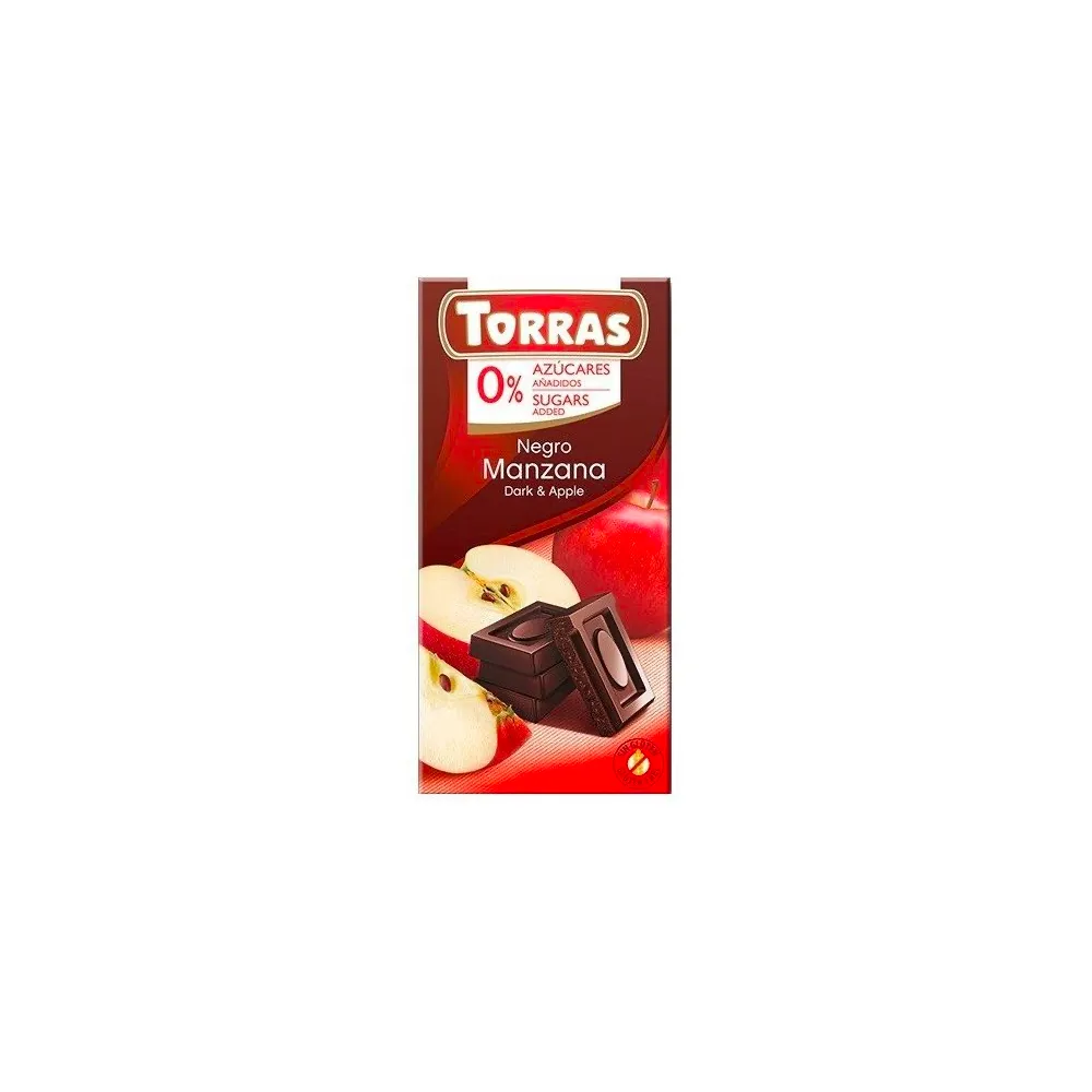 Шоколад Torras ябл. б/ц 75гр  арт. 07092 