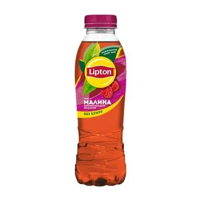 Холодний чай Lipton Чорний, малина 0,5л  арт. 09425