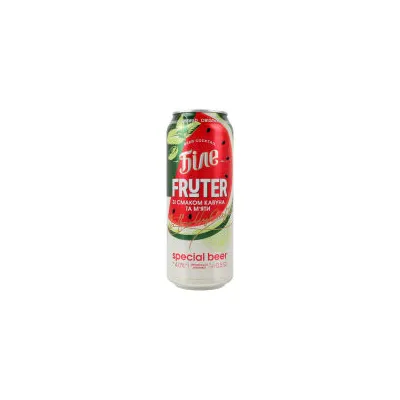 Пиво Чернігівське Fruter біле зі см.кавунна та м'яти з/б 0,5л  арт. 08981