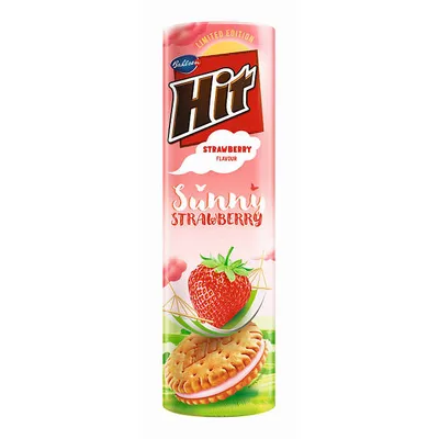 Печиво Hit Полуниця 220гр  арт. 06989