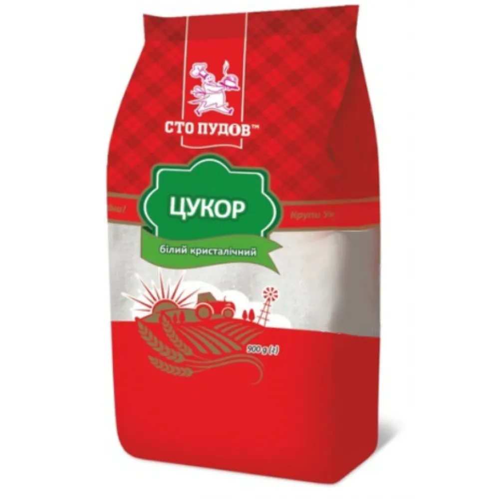 Цукор Сто Пудів 0,9кг  арт. 08172 