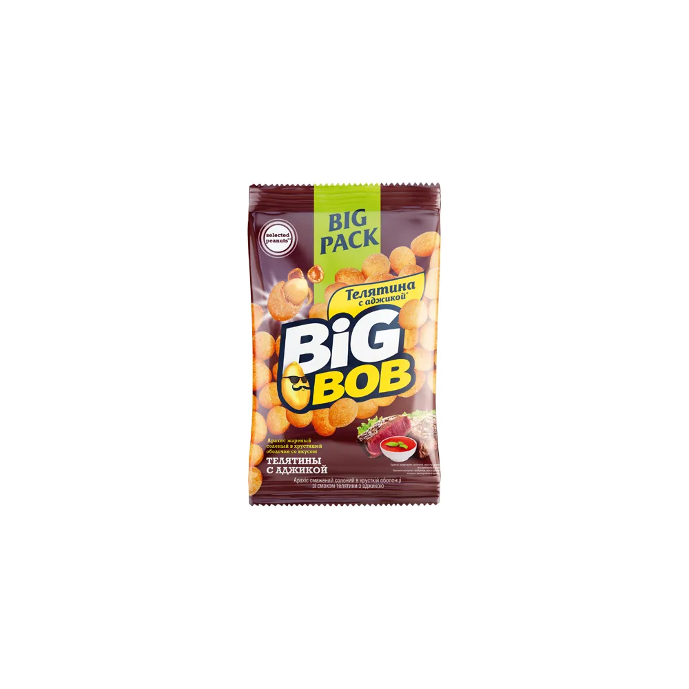 Арахіс Big Bob Телятина-аджика 90гр  арт. 07020 