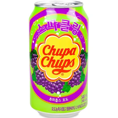 Напій газований Chupa Chups виноград 345мл  арт. 07085