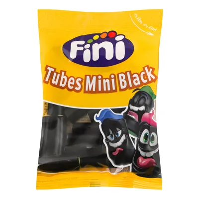 Желейна цукерка Fini Tubes Mini Black 90гр  арт. 09112