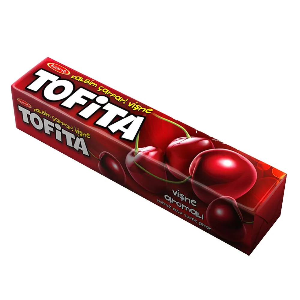Цукерка Kent Tofita вишня 47гр  арт. 08546 