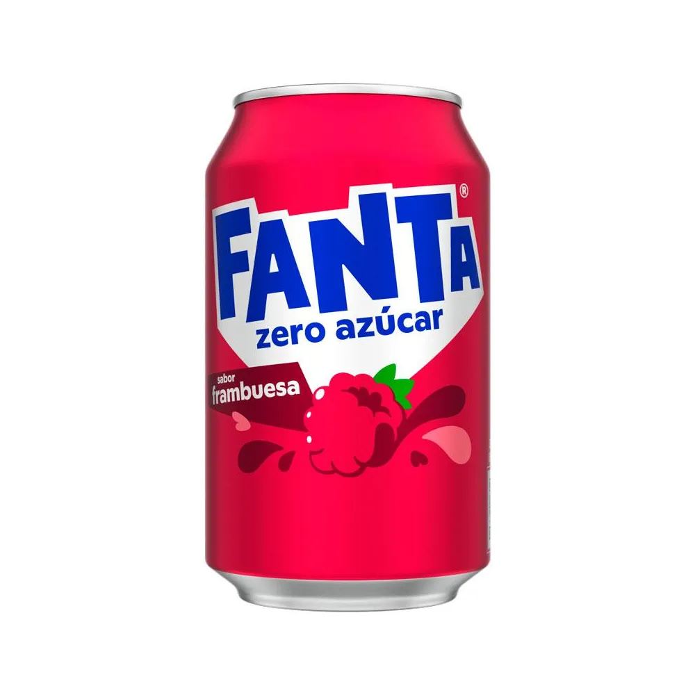 Напій газований Fanta Малина з/б 0.33л  арт. 10978 