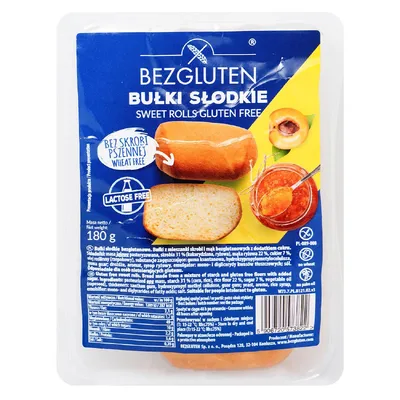 Булочка Bezgluten Солодкі 180гр  арт. 09194