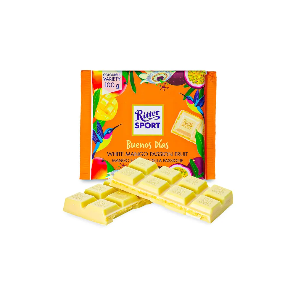 Шоколад Ritter Sport Weisse Mango Maracuja 100гр  арт. 07820 