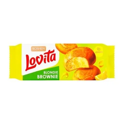 Печиво Roshen Lovita Blondie Brownie з лимоном 152гр  арт. 09507