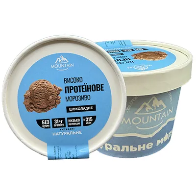Морозиво Mountain Високо протеїнове шоколадне 300мл  арт. 10224