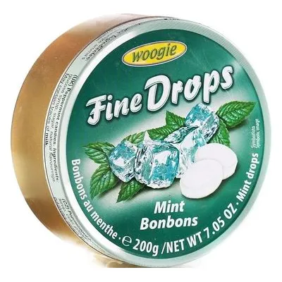 Льодяник Woogie Fine Drops мята 200гр  арт. 07439