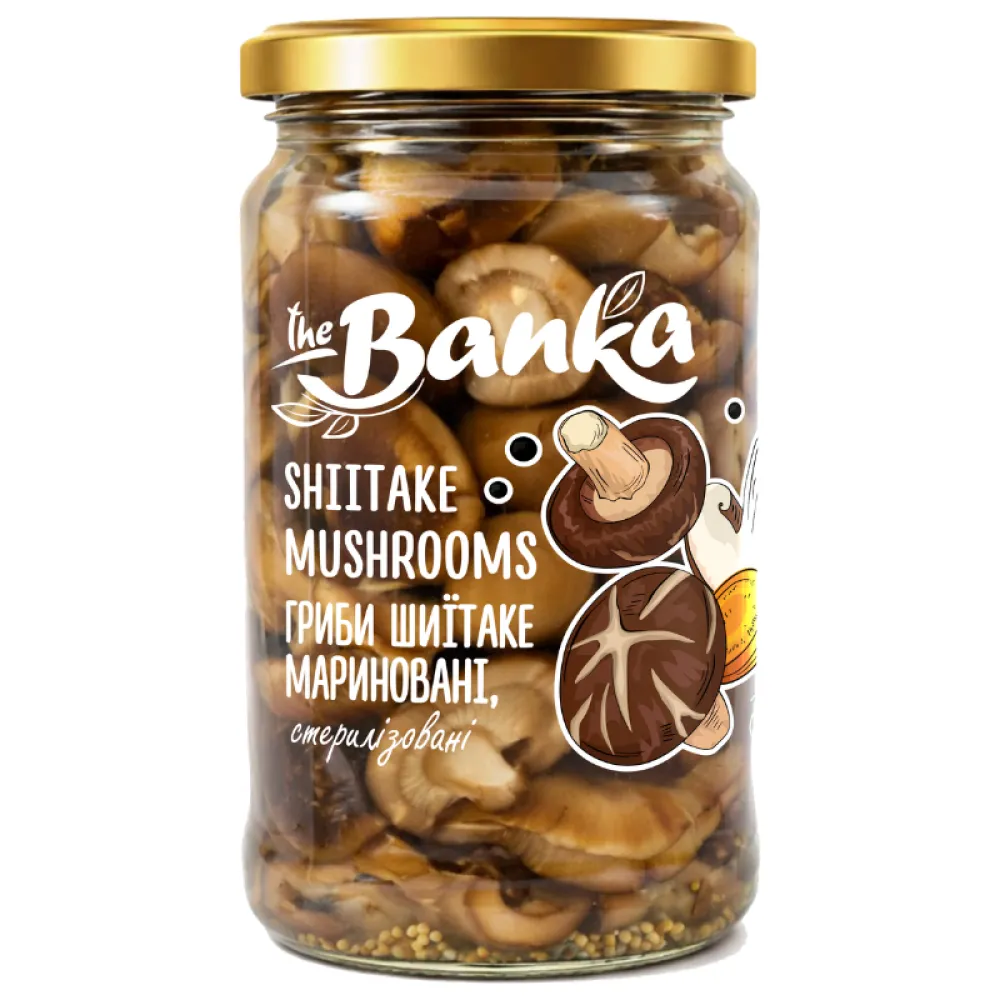 Гриби The Banka Марин. Шиїтаке 300гр  арт. 10915 