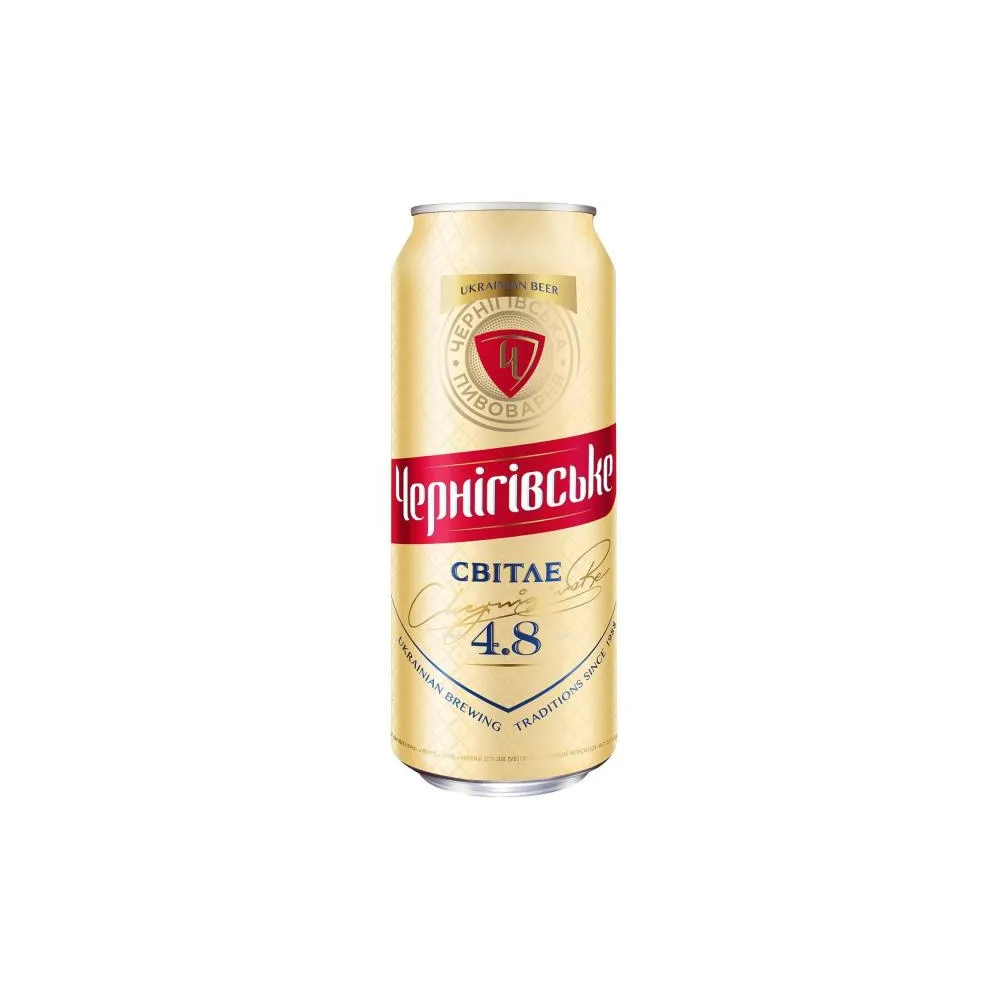 Пиво Чернігівське Світле з/б 0,5л  арт. 00524 