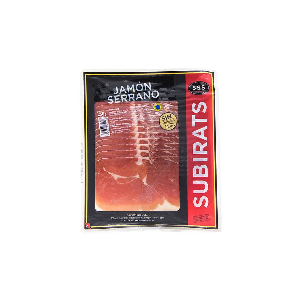 Хамон Subirats Наріз. 250г  арт. 00826 