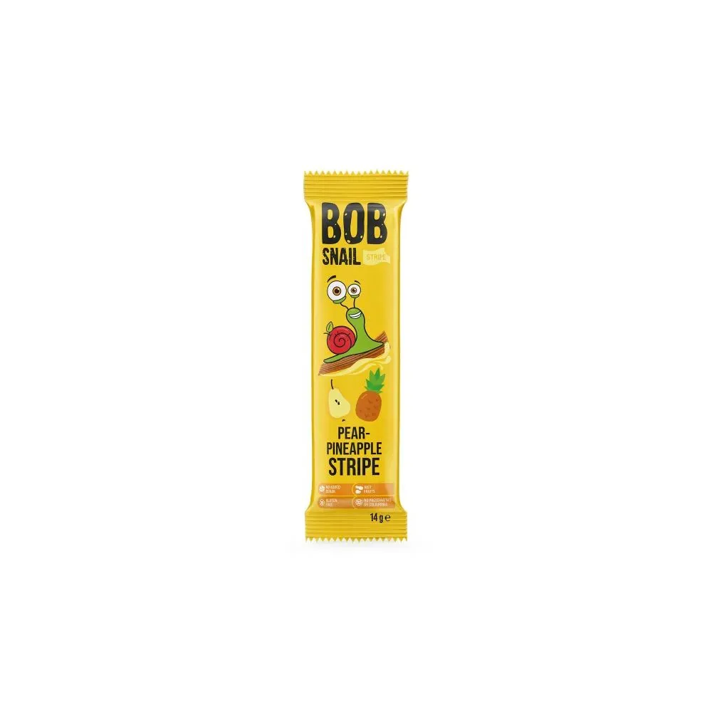Цукерка Bob Snail груша-ананас 14гр  арт. 02755 