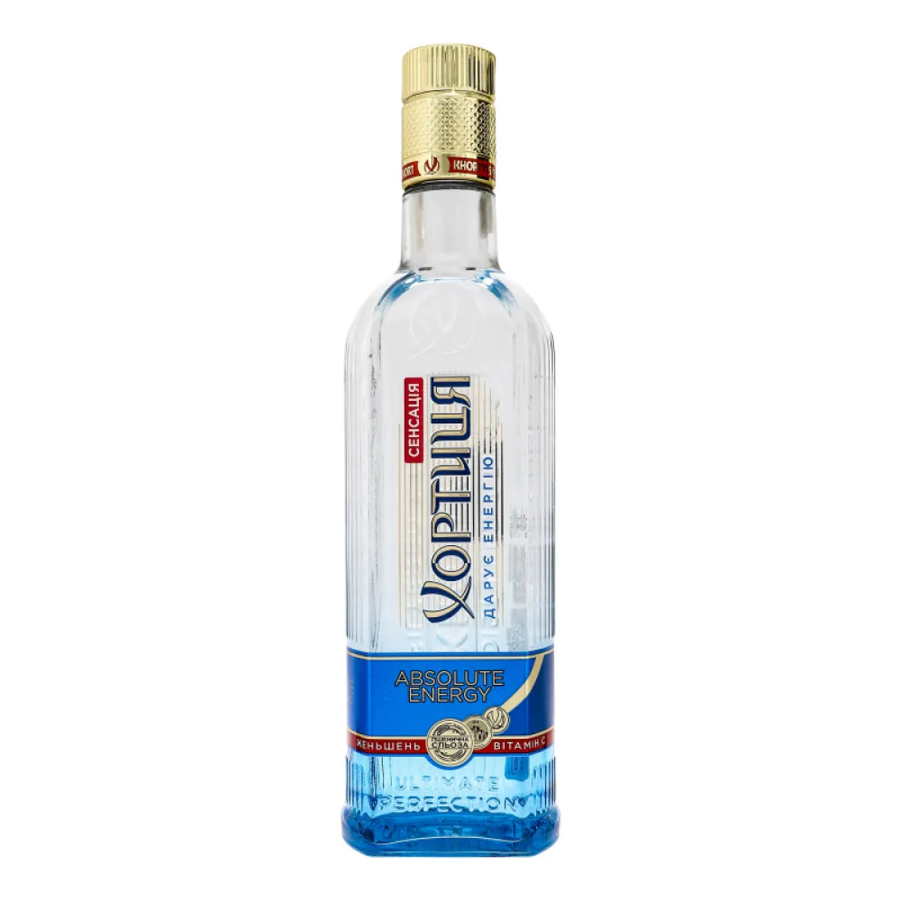 Горілка Хортиця Абсолютна енергія 0.5л  арт. 00262 