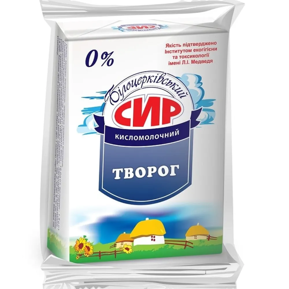 Сир Білоцерківське 0% 180гр  арт. 08463 