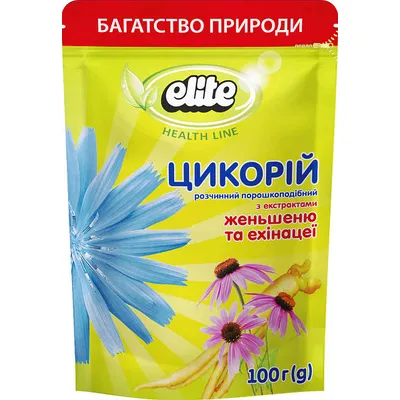 Цикорій Elite женьшень та ехінацея 100гр  арт. 00385