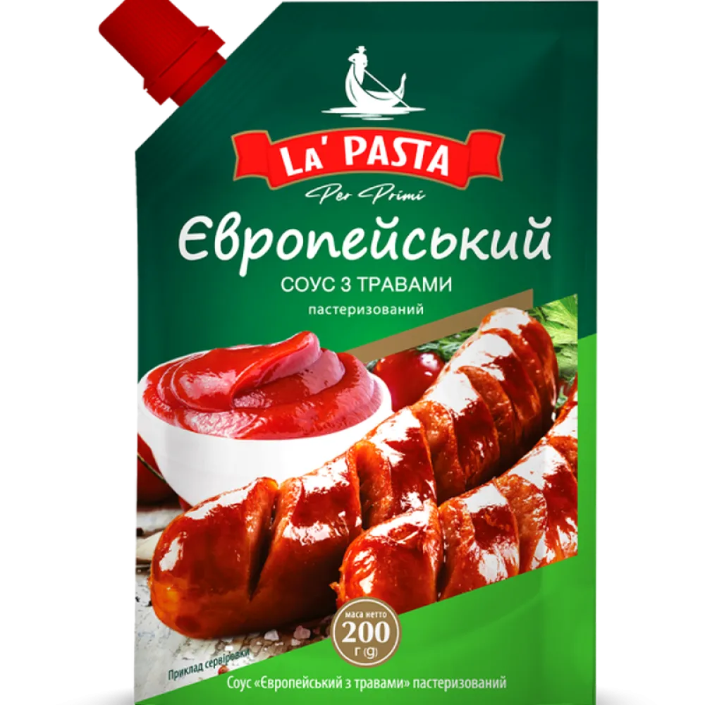 Соус La Pasta Європейський з травами 200гр  арт. 08346 