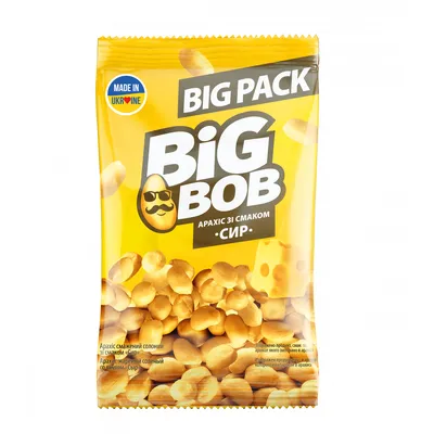 Арахіс Big Bob Сир 120гр  арт. 07018