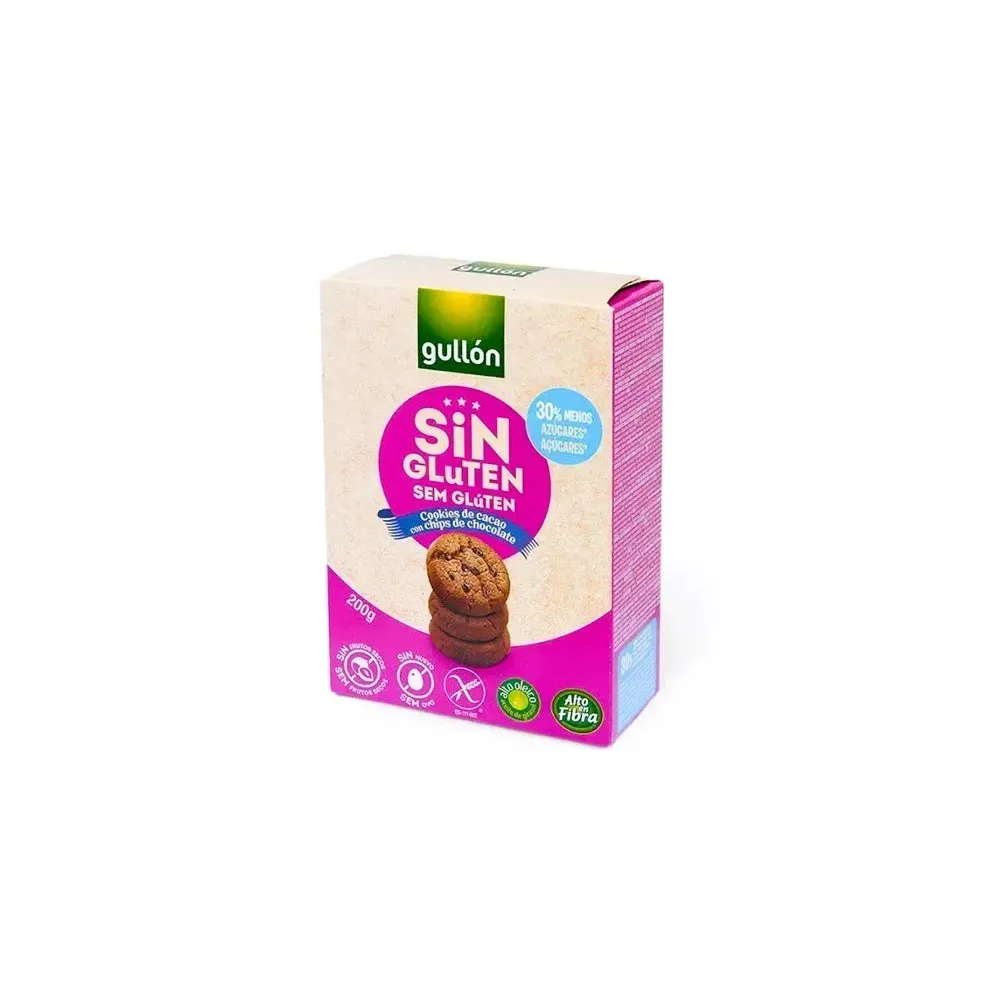 Печиво Gullon Cookies with chocolate chips 200гр  арт. 05406 