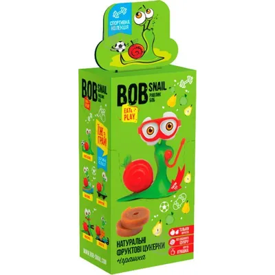 Набір цукерок Bob Snail + іграшка 20гр  арт. 01466
