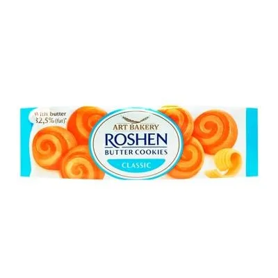 Печиво Roshen Lovita Butter Cookies з маслом класичне 140гр  арт. 10375